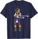 Flossing Nutcracker Shirt Nutcracker Christmas Gift Kids T-Shirt - T-Shirt | Navy