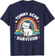 Tummy Ache Survivor Cat T-Shirt - T-Shirt | Navy