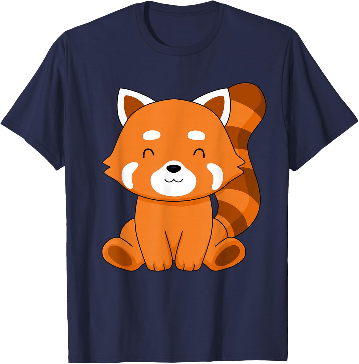 Red Panda Kids Kawaii Red Panda Gifts Women Red Panda T-Shirt - T-Shirt | Navy