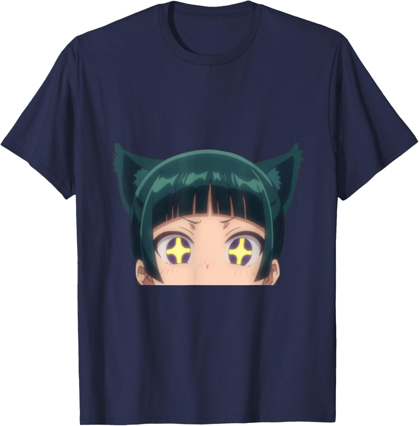 Apothecary Diaries Maomao Adorable Cat Girl Neko Anime Waifu T-Shirt - T-Shirt | Navy