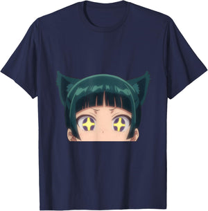 Apothecary Diaries Maomao Adorable Cat Girl Neko Anime Waifu T-Shirt - T-Shirt | Navy