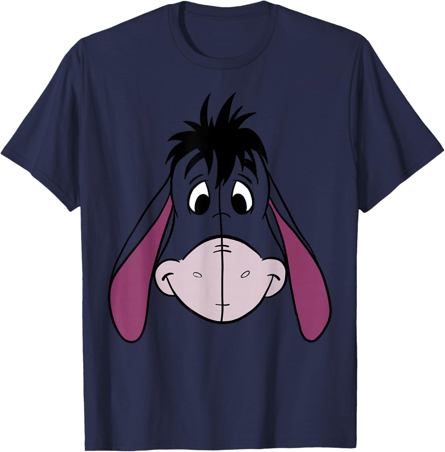 Disney Winnie The Pooh Eeyore Large Face T-Shirt - T-Shirt | Navy
