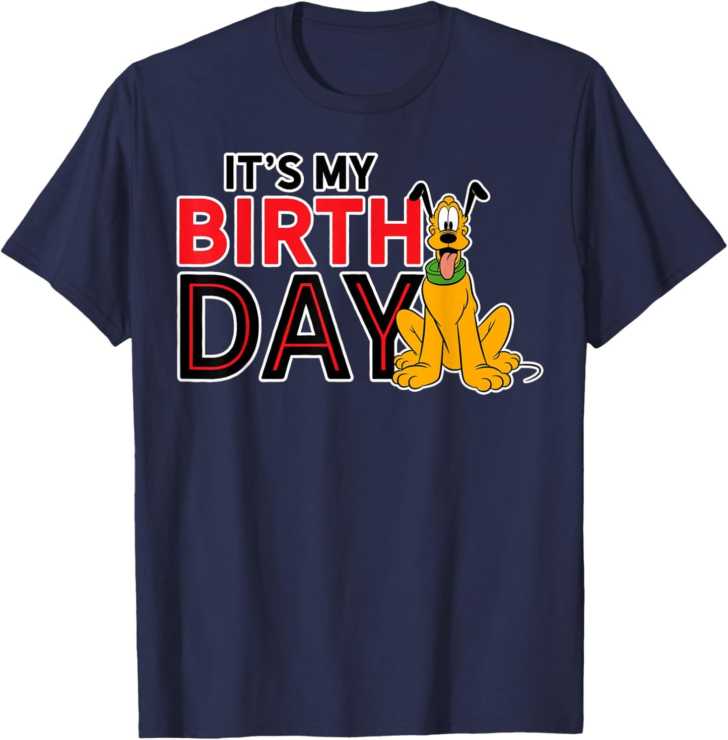 Pluto - It's My Birthday T-Shirt - T-Shirt | Navy