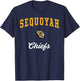Sequoyah High School Chiefs T-Shirt - T-Shirt | Navy