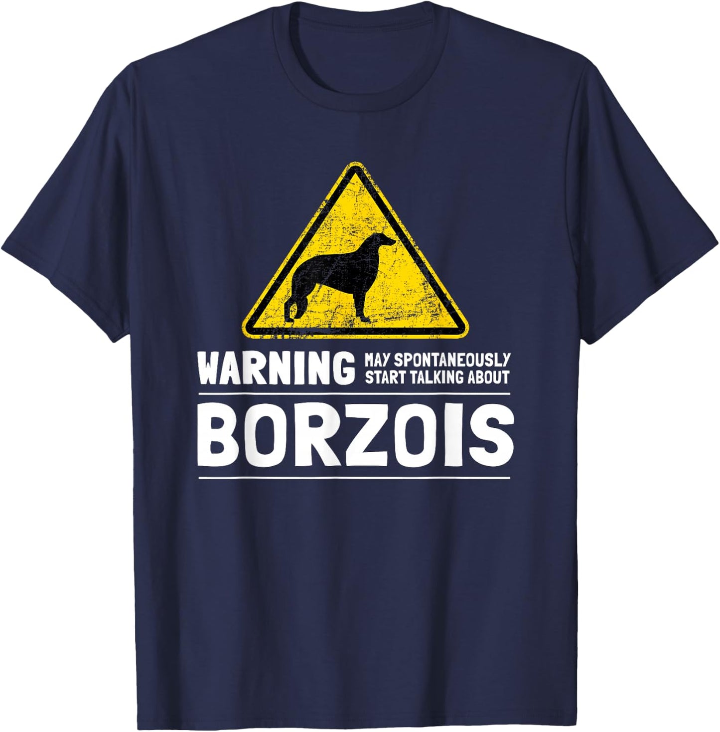 Borzoi T-Shirt - T-Shirt | Navy