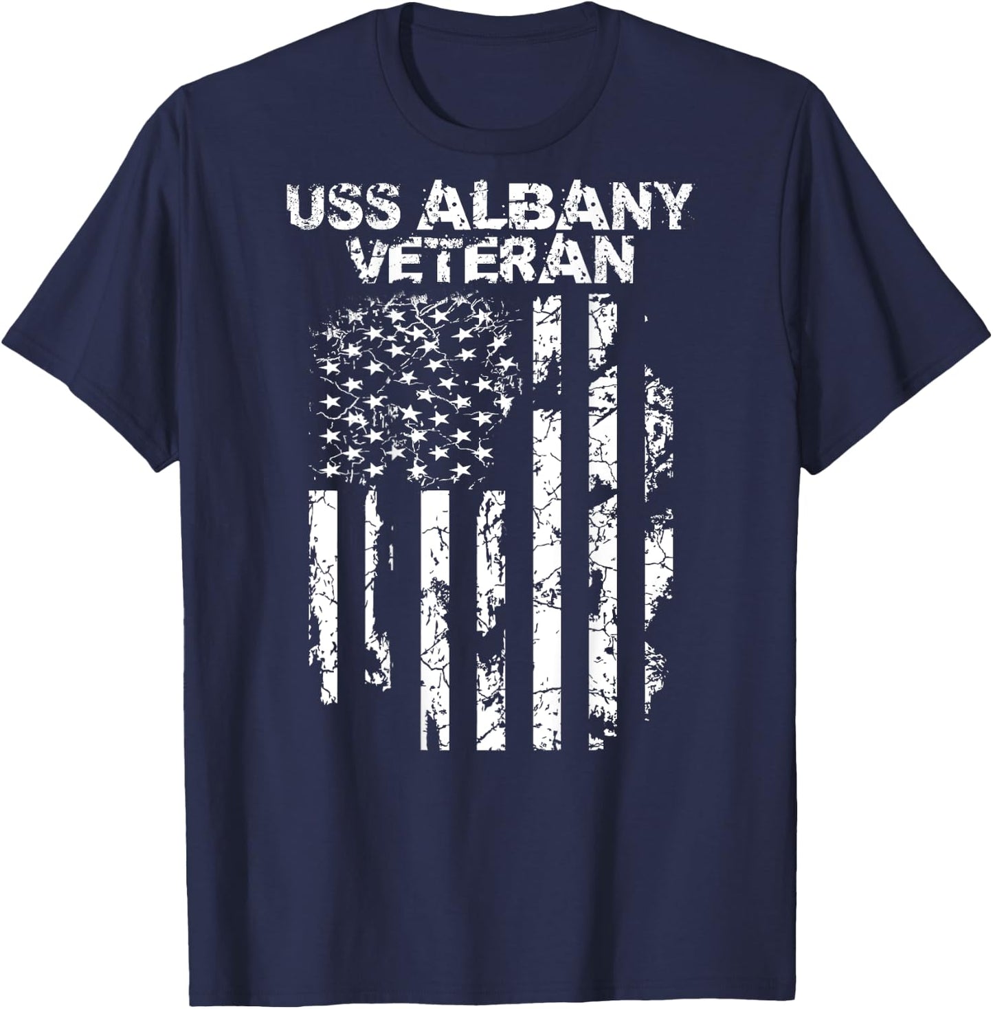 USS Albany Veteran T-Shirt - T-Shirt | Navy