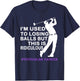 Testicular Cancer Awareness Survivor Golf Player Funny T-Shirt - T-Shirt | Navy