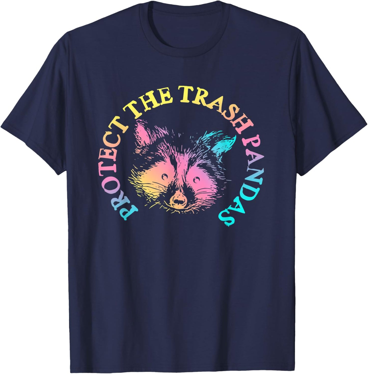 Trash Pandas funny raccoon T-Shirt - T-Shirt | Navy