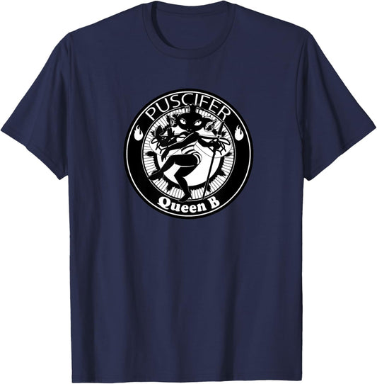 Puscifer Queen B T-Shirt - T-Shirt | Navy