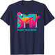 MTV Vibrant Flamingo Sunset T-Shirt - T-Shirt | Navy