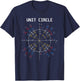Unit Circle Trigonometry Pi for Nerdy Geek Teacher Students T-Shirt - T-Shirt | Navy