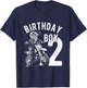 Kids 2 years old kid - Birthday boy - Dirt bike - Motorcycle T-Shirt - T-Shirt | Navy