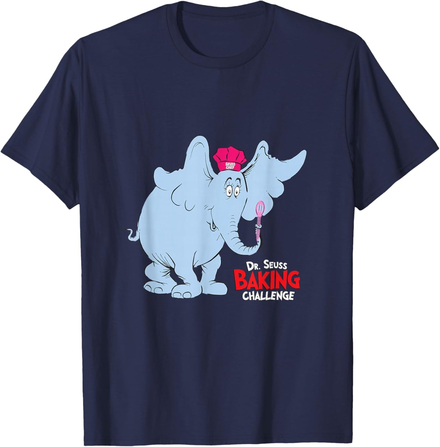 Dr. Seuss Baking Challenge Horton T-Shirt - T-Shirt | Navy