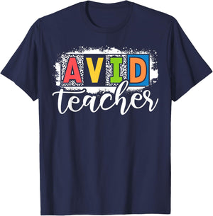 Avid Teacher Appreciation Back To School Men Women T-Shirt - T-Shirt | Navy