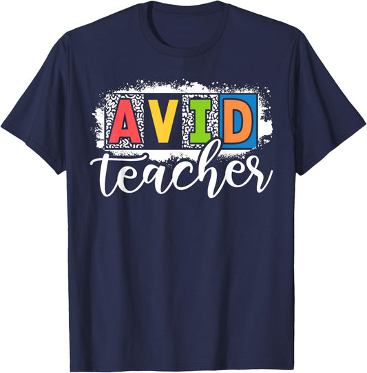 Avid Teacher Appreciation Back To School Men Women T-Shirt - T-Shirt | Navy
