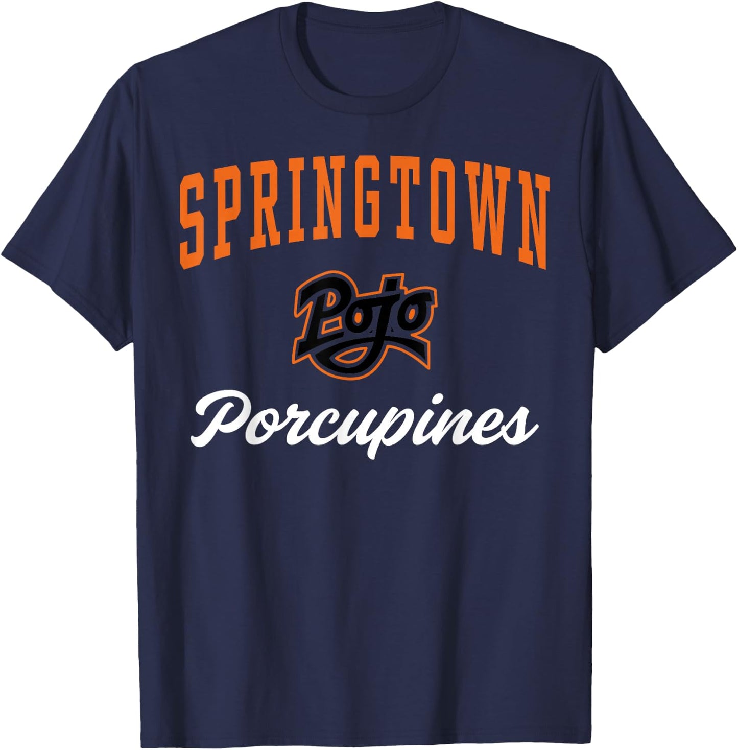 Springtown High School Porcupines C3 T-Shirt - T-Shirt | Navy