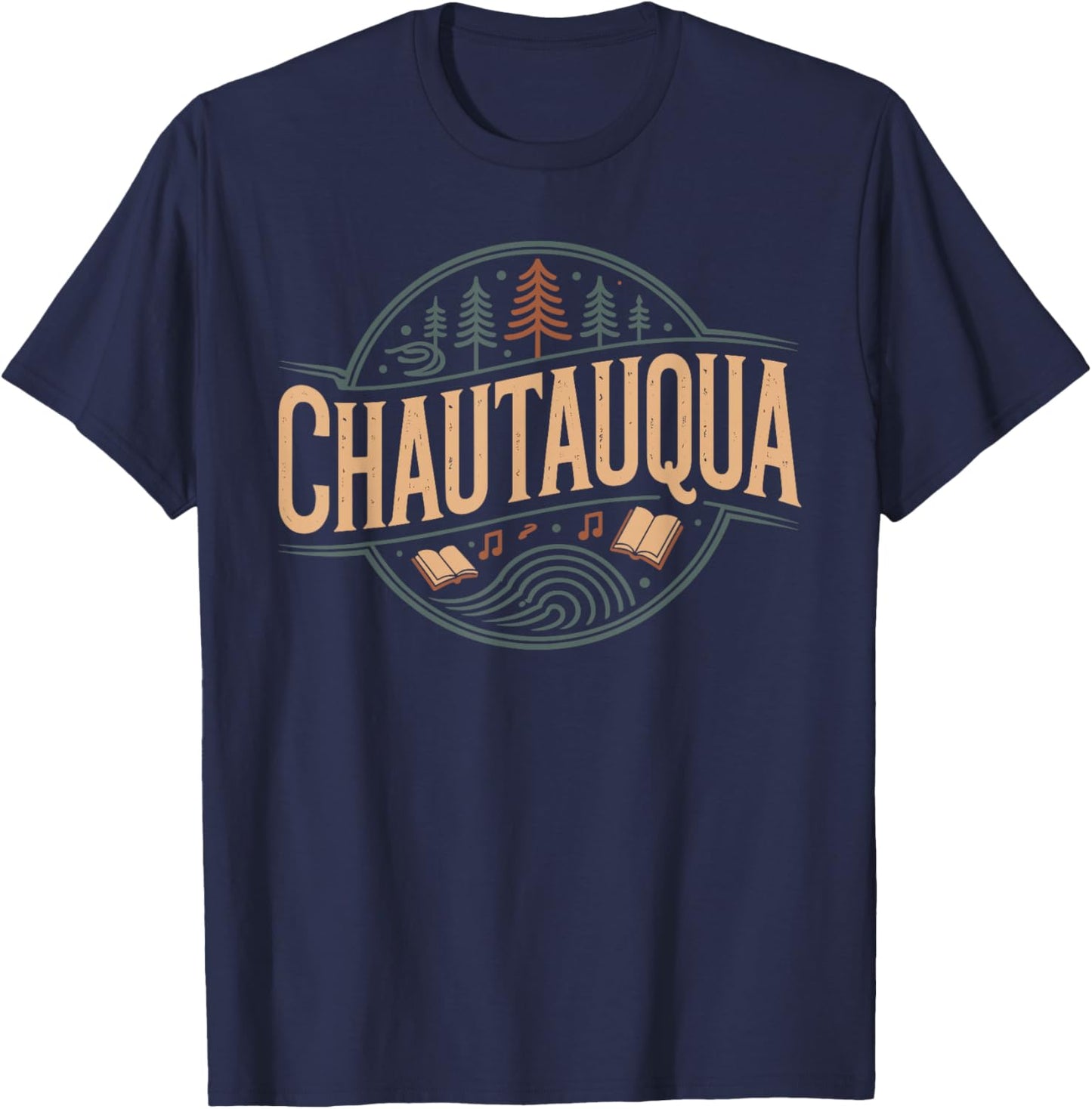 Shirt that Says Chautauqua Simple County Chautauqua T-Shirt - T-Shirt | Navy