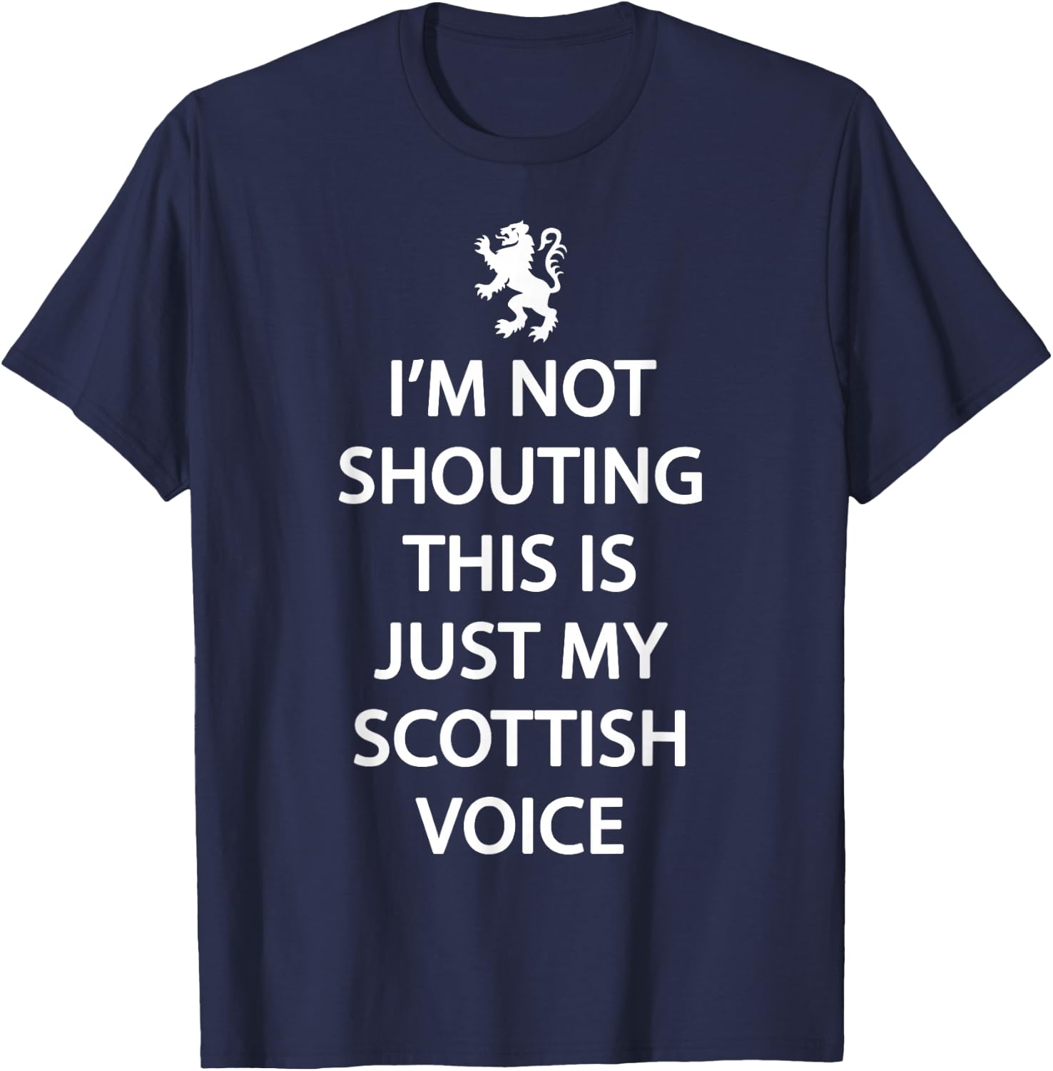 Scottish History Clothing - Rampant Lion Apparel - Scotland T-Shirt - T-Shirt | Navy