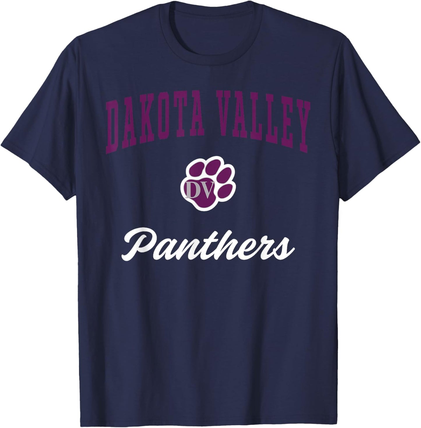 Dakota Valley High School Panthers T-Shirt - T-Shirt | Navy