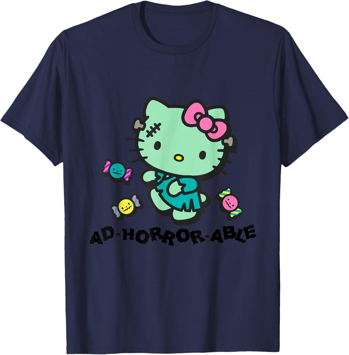Hello Kitty Ad-Horror-able T-Shirt - T-Shirt | Navy