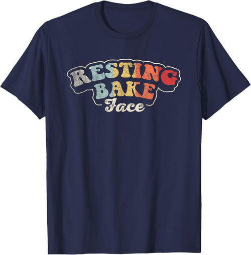 Retro Vintage Resting Bake Face Baking Cookie Funny Baker