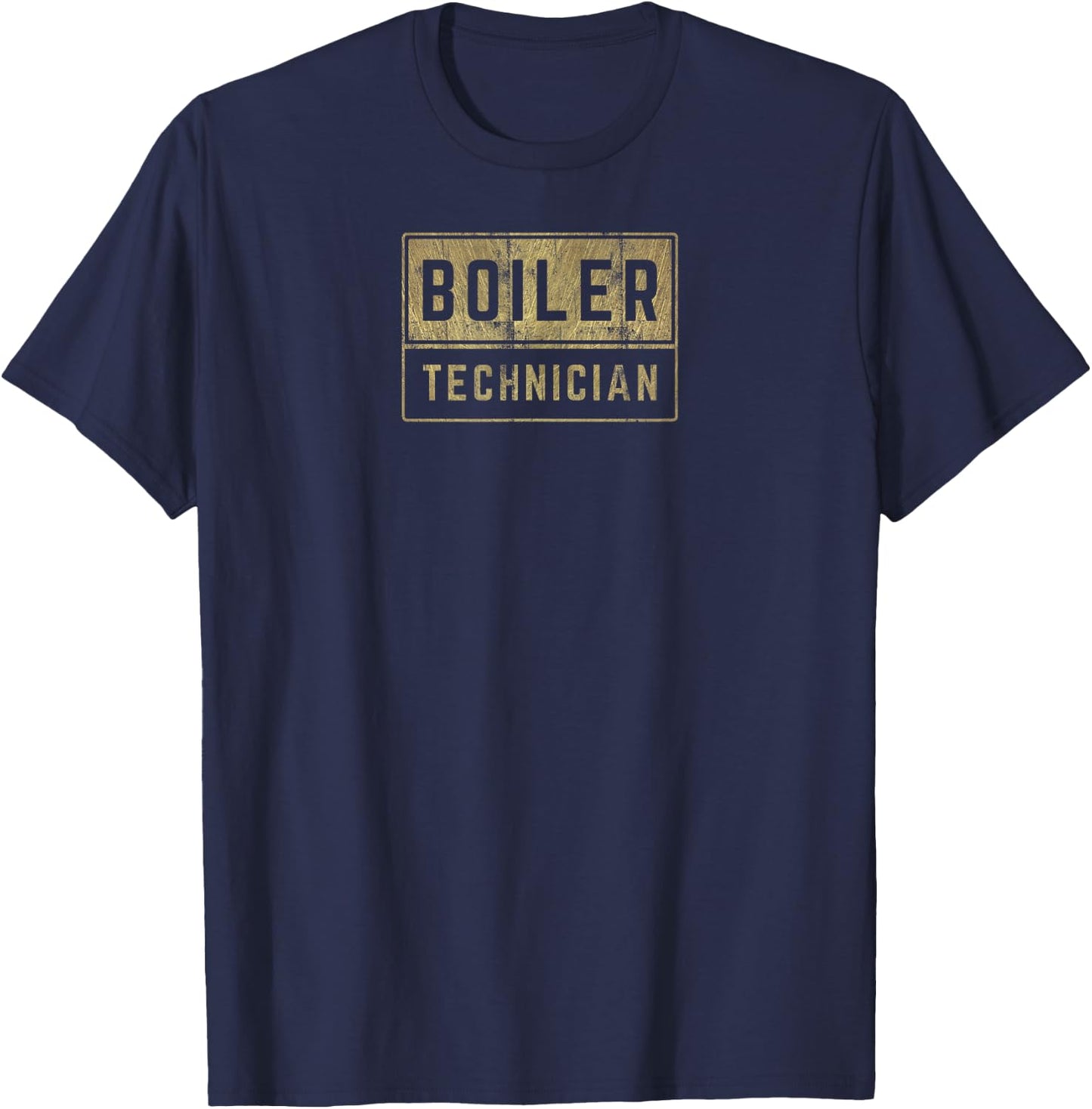 Boiler Technician Operator Service Maintenance T-Shirt - T-Shirt | Navy