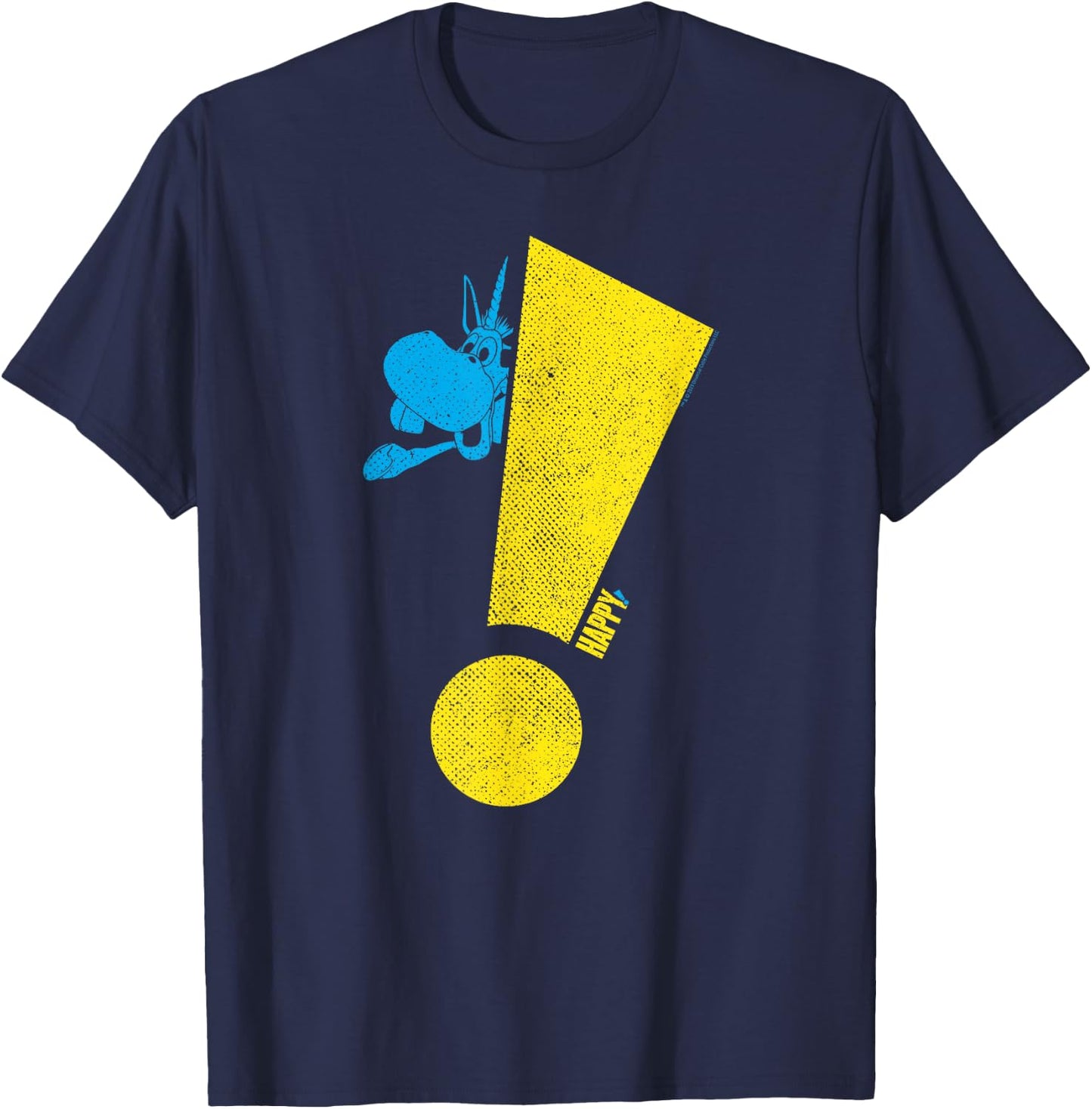 Happy! Exclamation T-Shirt - T-Shirt | Navy
