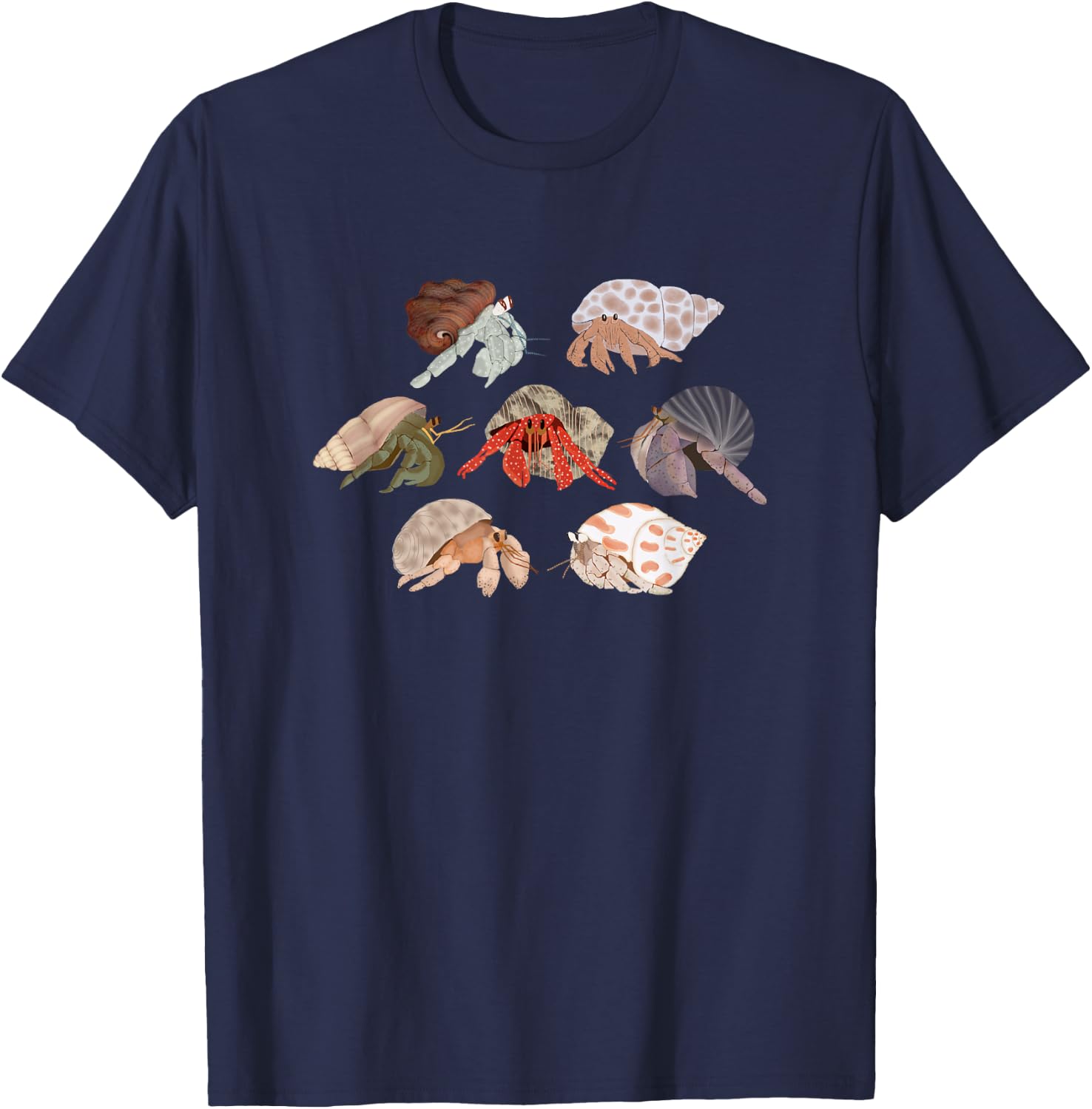 Hermit Crabs T-Shirt - T-Shirt | Navy