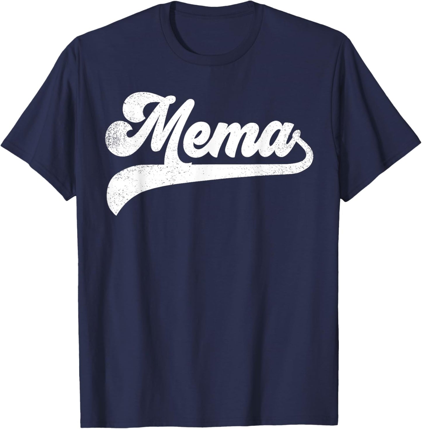 Mema Gifts Mother's Day Mema T-Shirt - T-Shirt | Navy