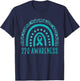 22q Awareness, 22q rainbow, DiGeorge Syndrome Awareness T-Shirt - T-Shirt | Navy