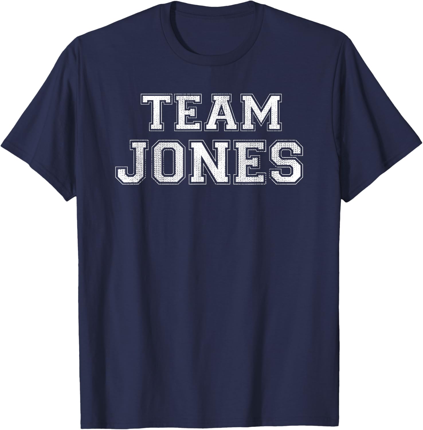 Funny Family Sports Team Jones Last Name Jones T-Shirt - T-Shirt | Navy