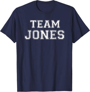 Funny Family Sports Team Jones Last Name Jones T-Shirt - T-Shirt | Navy