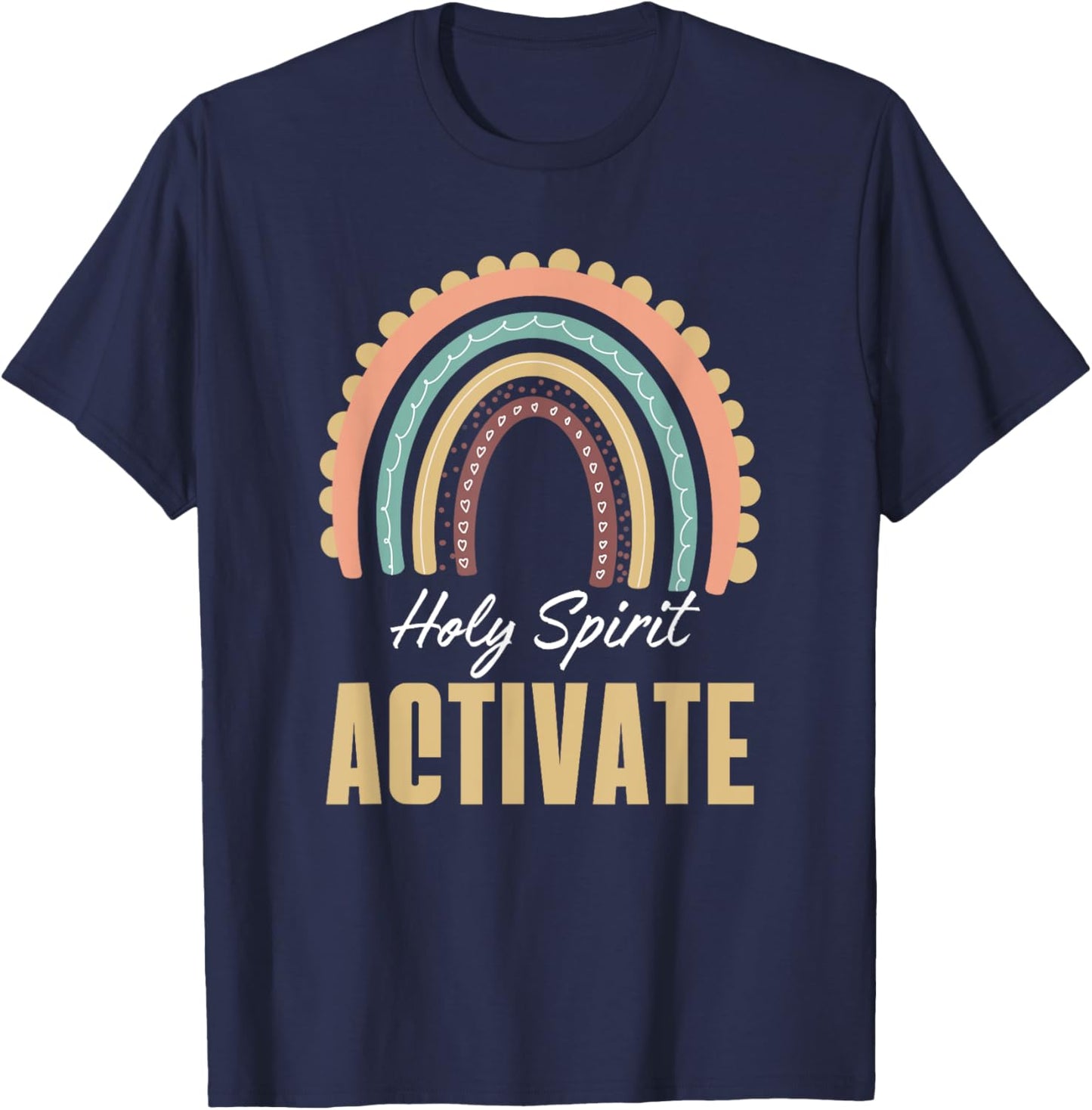 Holy Spirit activates trendy religious Cool Mom Life T-Shirt - T-Shirt | Navy