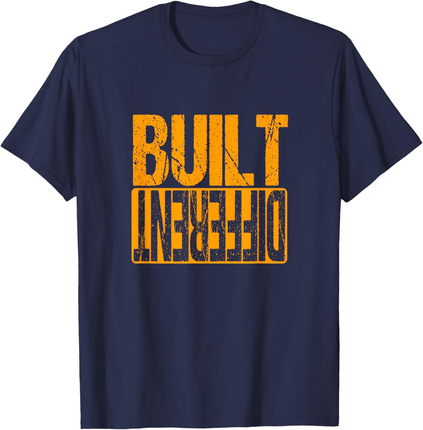 Orange Different Orange Graphic Orange T-Shirt - T-Shirt | Navy