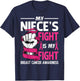 My Niece's Fight Is My Fight Breast Cancer Awareness T-Shirt - T-Shirt | Navy