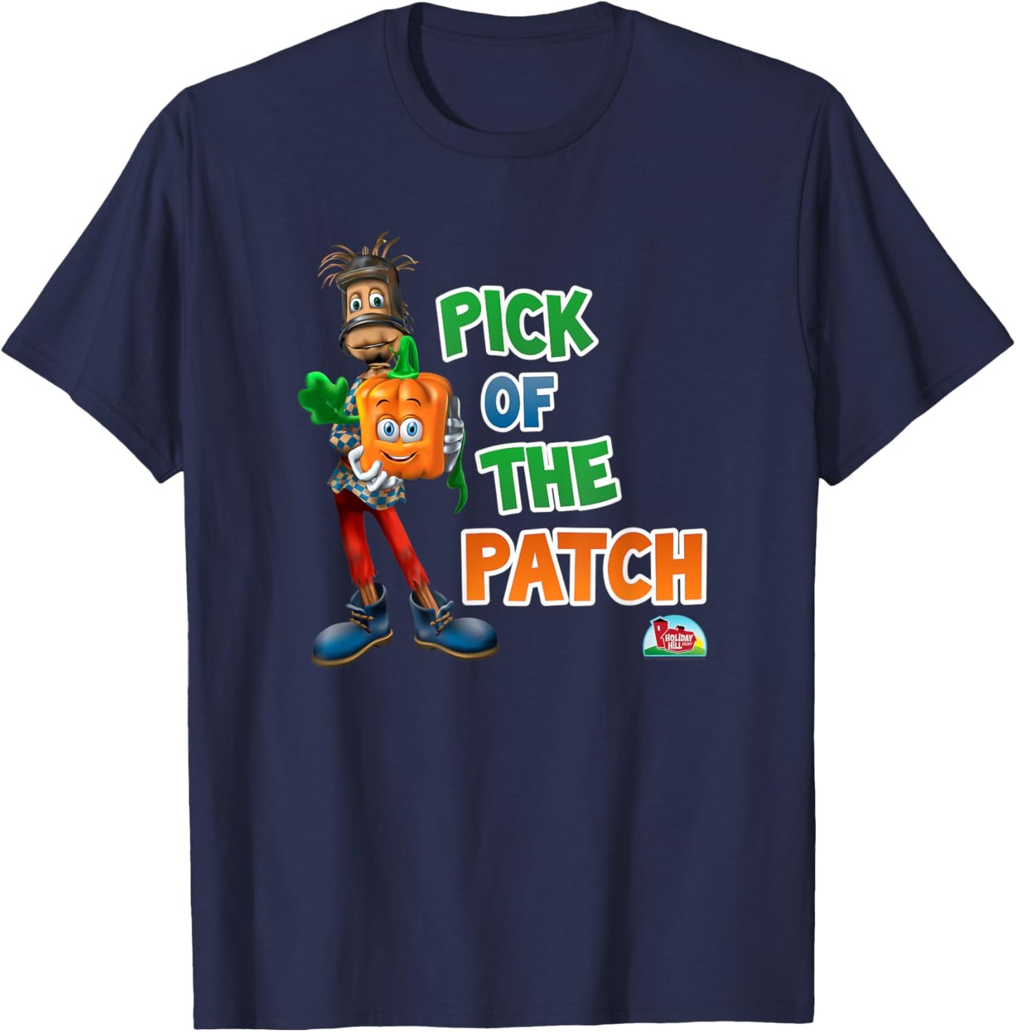 Spookley the Square Pumpkin Pick of the Patch T-Shirt - T-Shirt | Navy