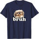 Cute Kids Bro Bruh Pekingese Dog Lover T-Shirt - T-Shirt | Navy