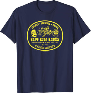 Cheech & Chong Best Buds Bakery A Higher Standard Logo T-Shirt - T-Shirt | Navy