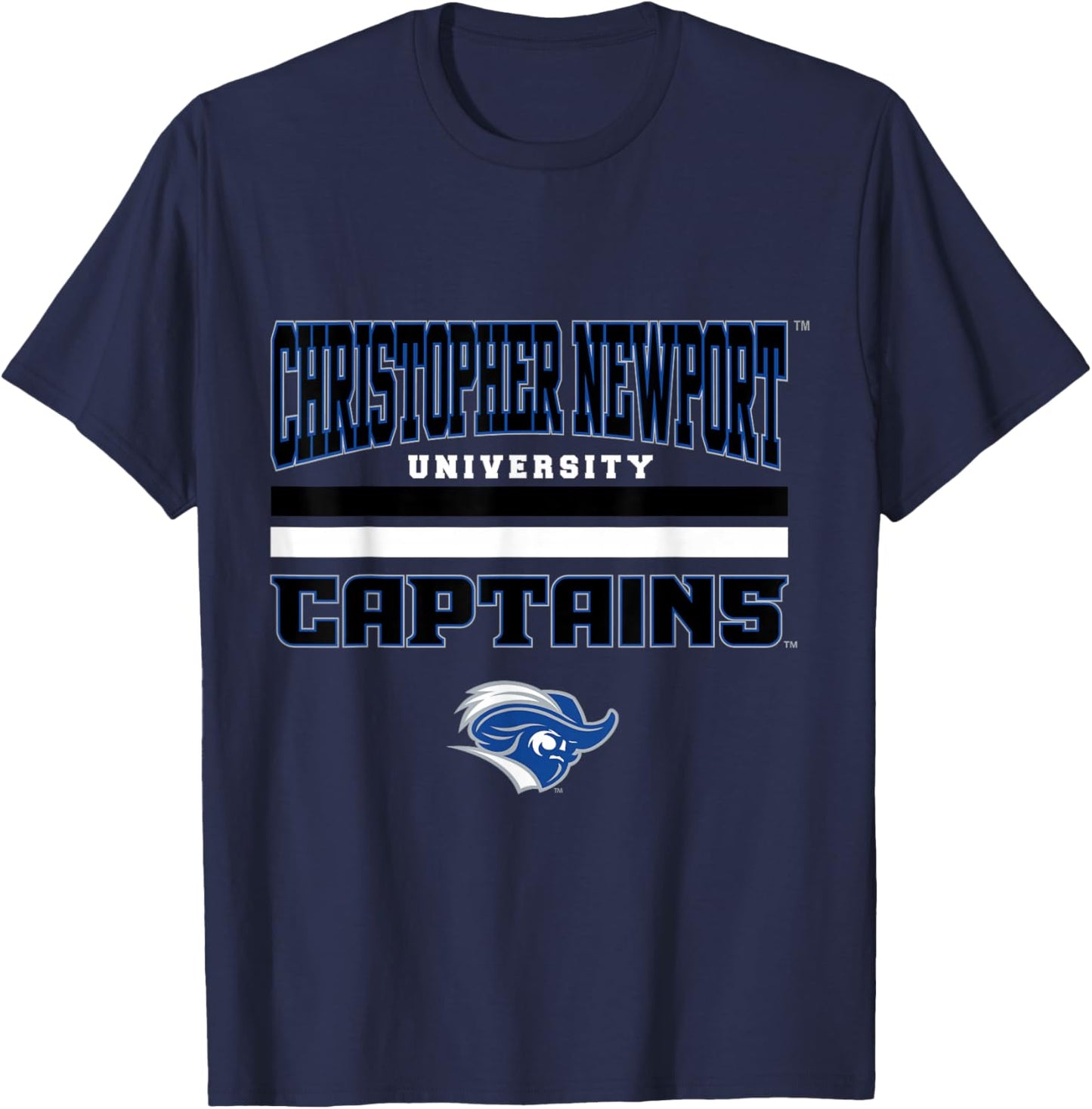 Christopher Newport Captains |NCAA University | VNPCNWP301 T-Shirt - T-Shirt | Navy