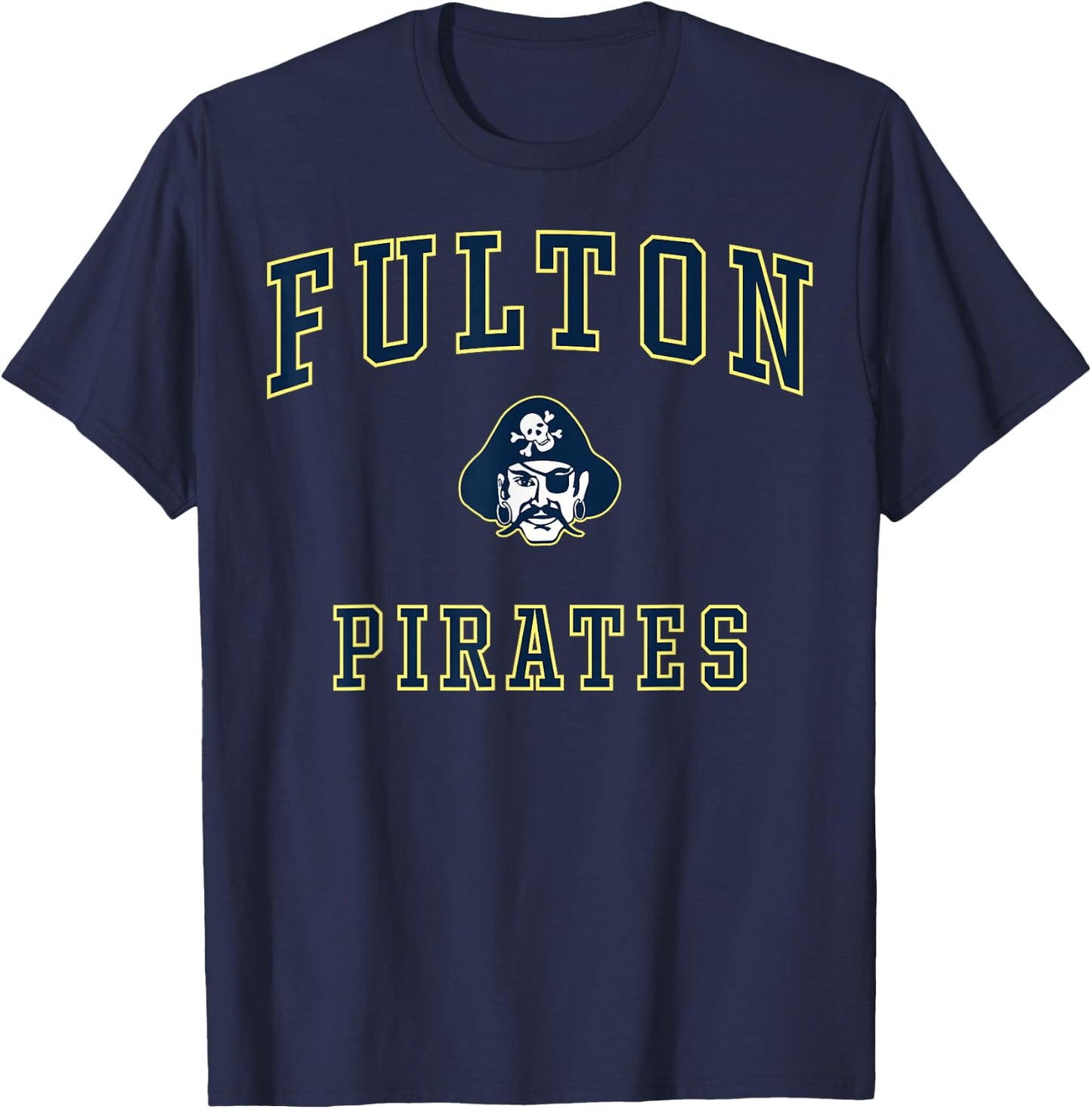 Fulton High School Pirates T-Shirt - T-Shirt | Navy