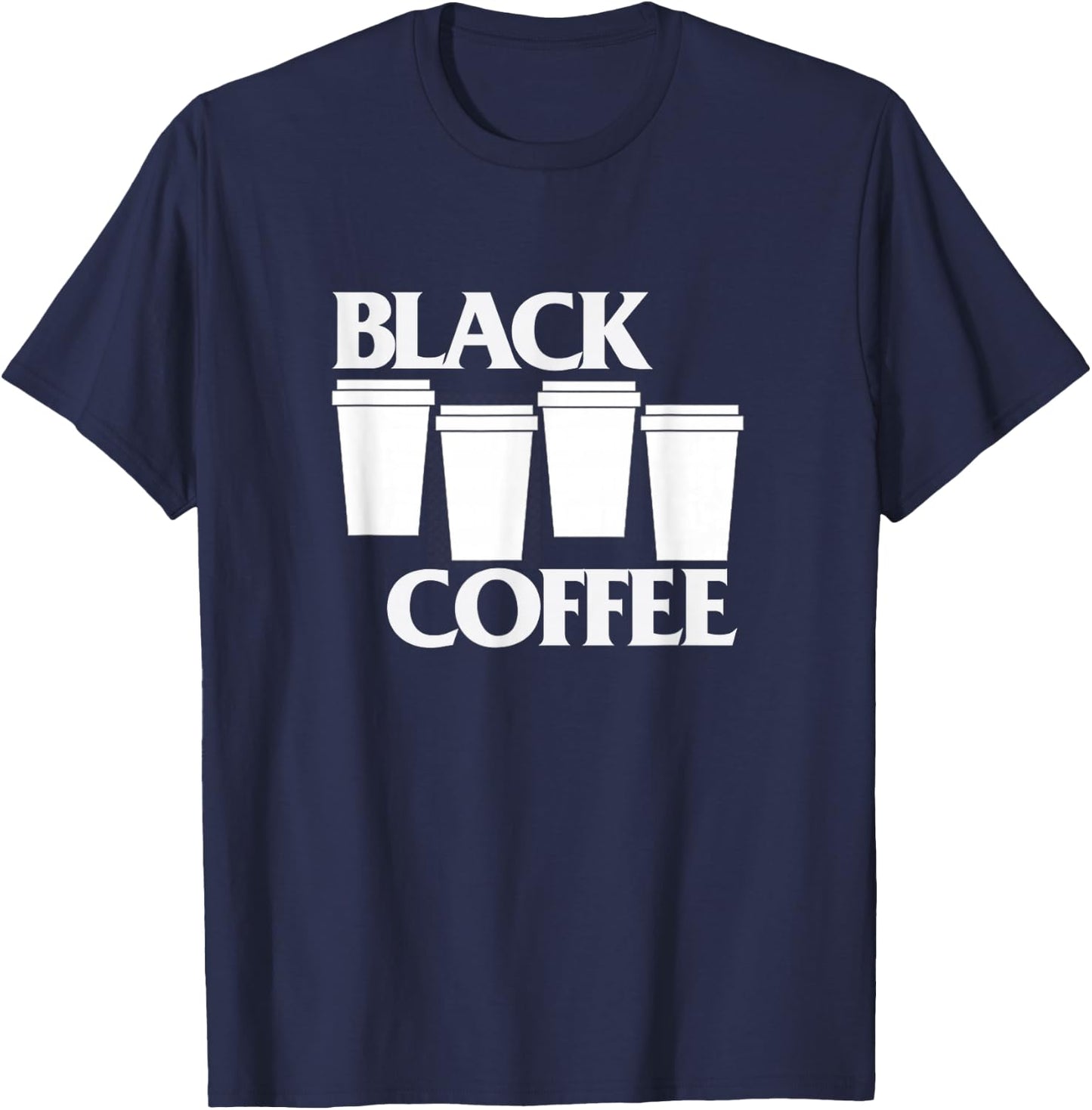 Black Coffee Punk T-Shirt - T-Shirt | Navy