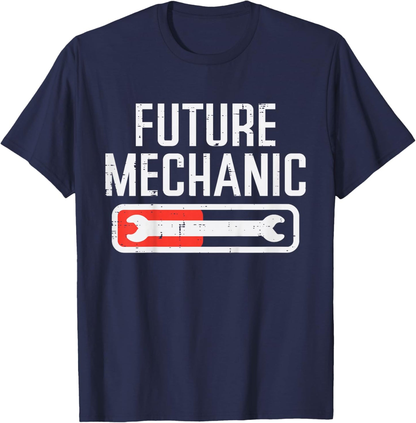 Kids Future Mechanic Car Auto Mechanic Garage Toddler Boys Kids T-Shirt - T-Shirt | Navy