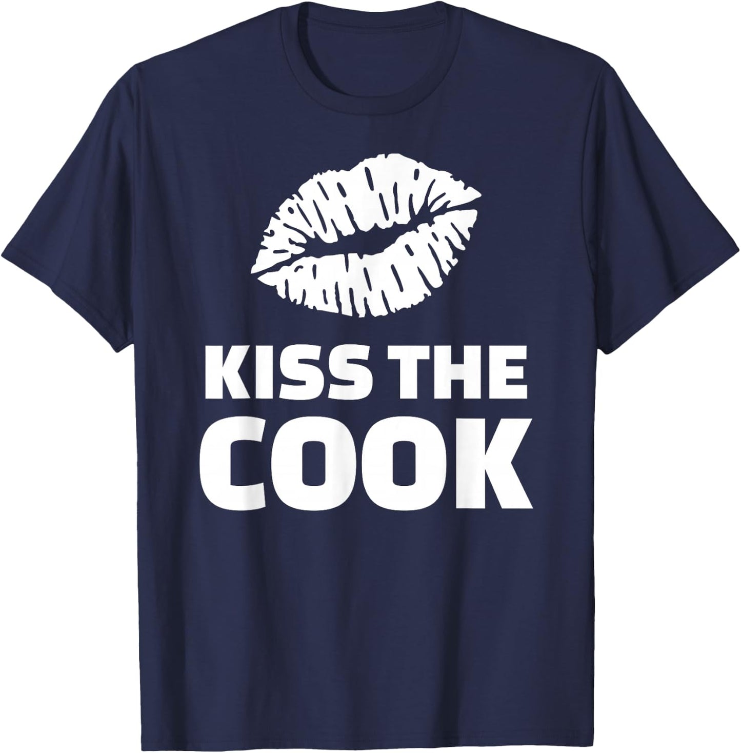 Kiss the cook T-Shirt - T-Shirt | Navy