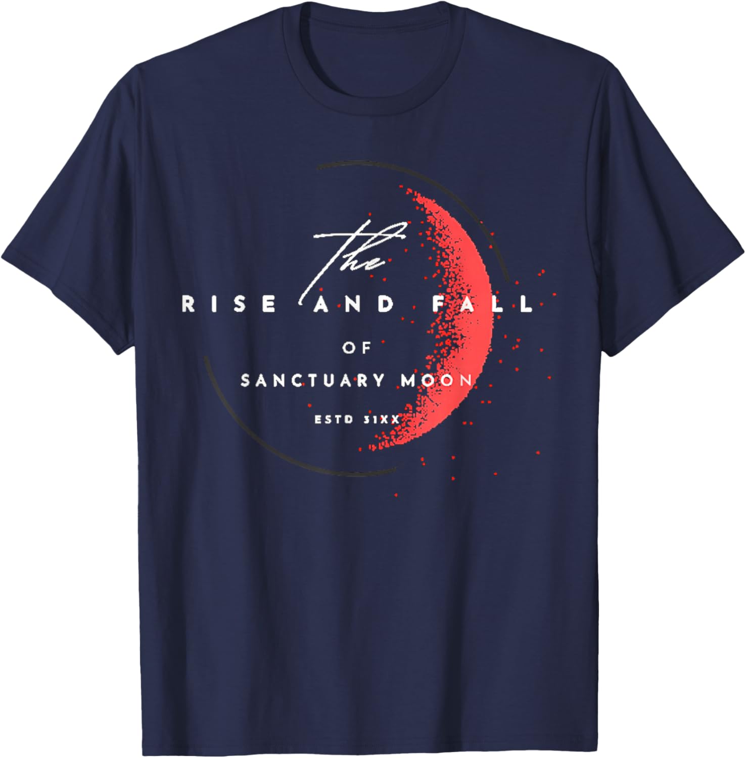 The Rise and Fall of Sanctuary Moon T-Shirt - T-Shirt | Navy