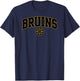 Boston Bruins Arch Over White Officially Licensed T-Shirt - T-Shirt | Navy