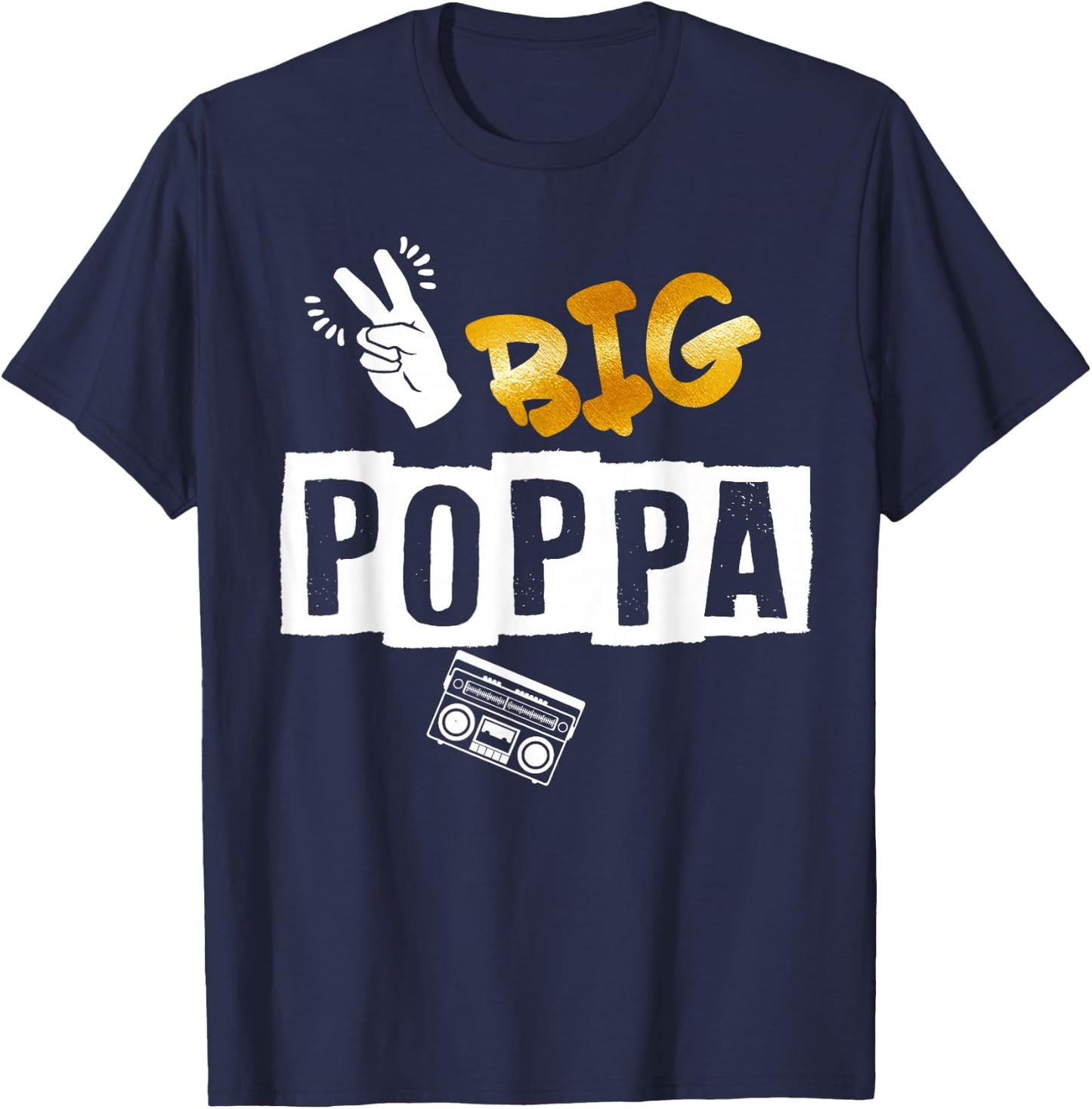 2nd Birthday Hip Hop Theme Two Legit To Quit Outfit T-Shirt - T-Shirt | Navy