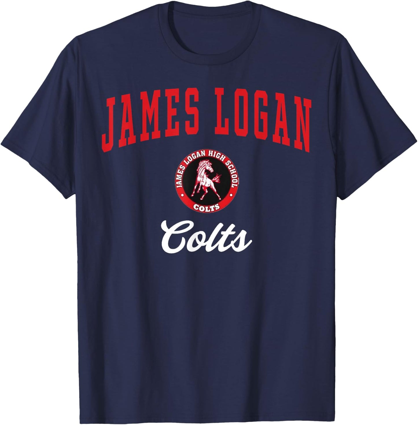 James Logan High School Colts C3 T-Shirt - T-Shirt | Navy
