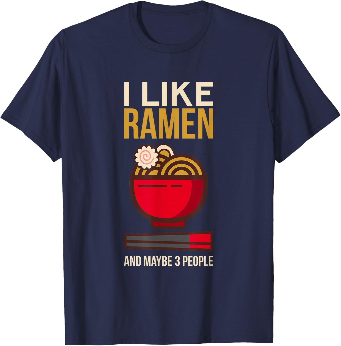 Ramen Kawaii Anime Manga Noodles Ichiran Samyang Ramen T-Shirt - T-Shirt | Navy