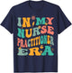 In My Nurse Practitioner Era Retro NP Nursing T-Shirt - T-Shirt | Navy