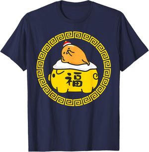 Gudetama Happy Lunar New Year, Year of the Pig Shirt T-Shirt - T-Shirt | Navy